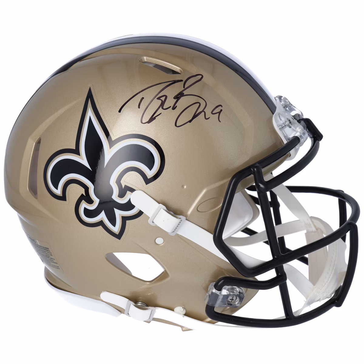 Drew Brees New Orleans Saints Autographed Riddell Speed Authentic Helmet