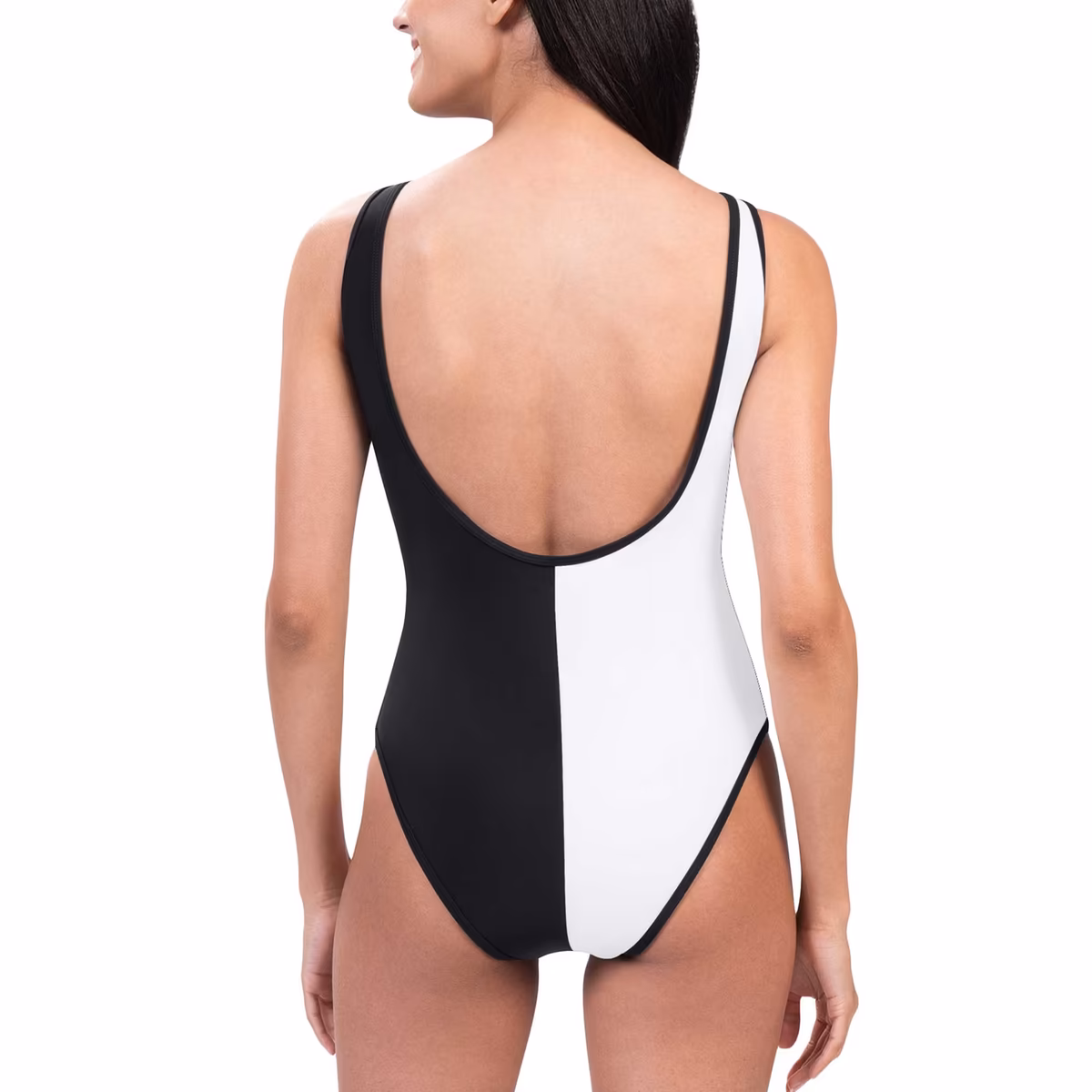 Women's G-III 4Her by Carl Banks Black/White New Orleans Saints Last Stand One-Piece Swimsuit 3 Women's G-III 4Her by Carl Banks Black/White New Orleans Saints Last Stand One-Piece Swimsuit