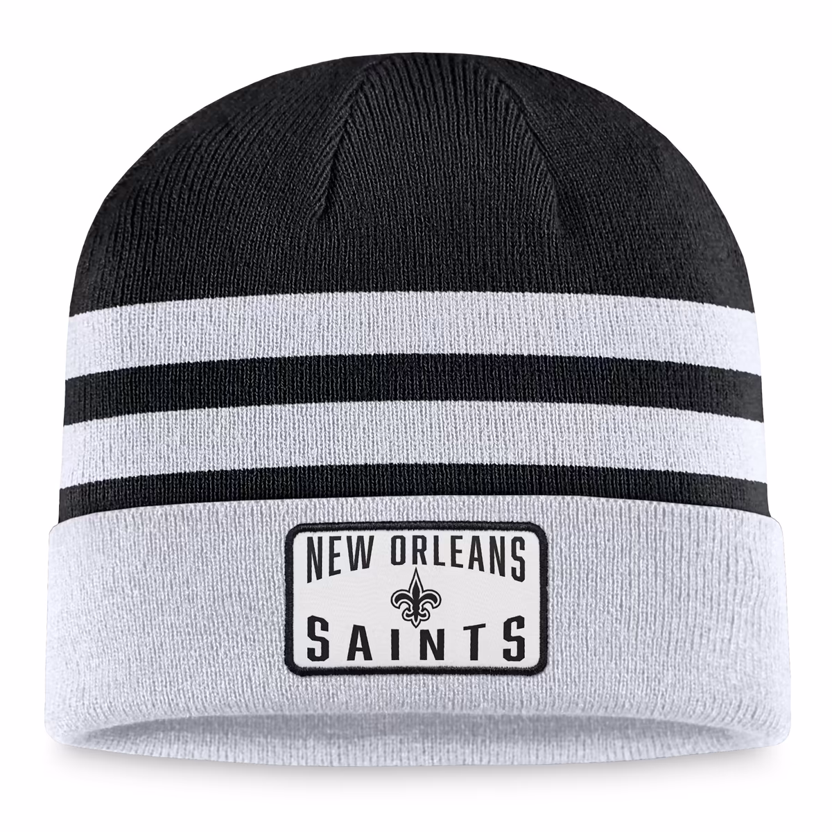 Men's Fanatics Heather Gray New Orleans Saints Logo Cuffed Knit Hat 12 Men's Fanatics Heather Gray New Orleans Saints Logo Cuffed Knit Hat
