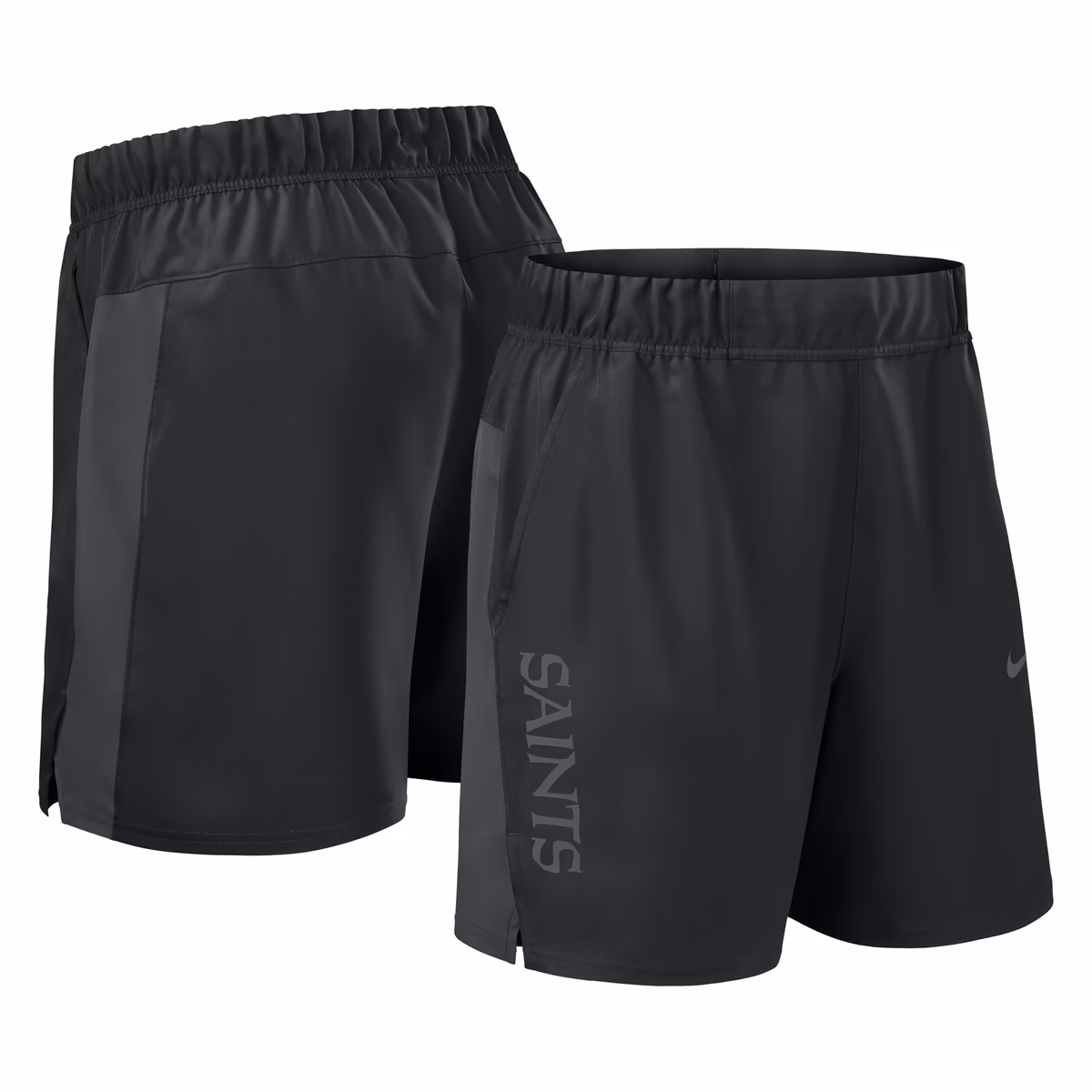 Men's Nike Black New Orleans Saints Woven Victory Dri-FIT Shorts