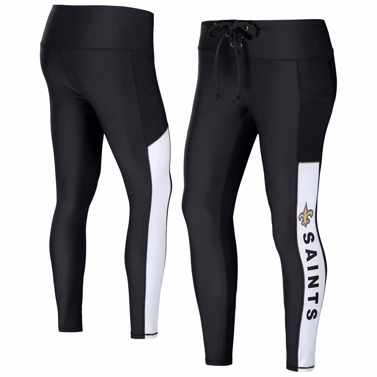Women's WEAR by Erin Andrews Black New Orleans Saints Leggings 13 Women's WEAR by Erin Andrews Black New Orleans Saints Leggings