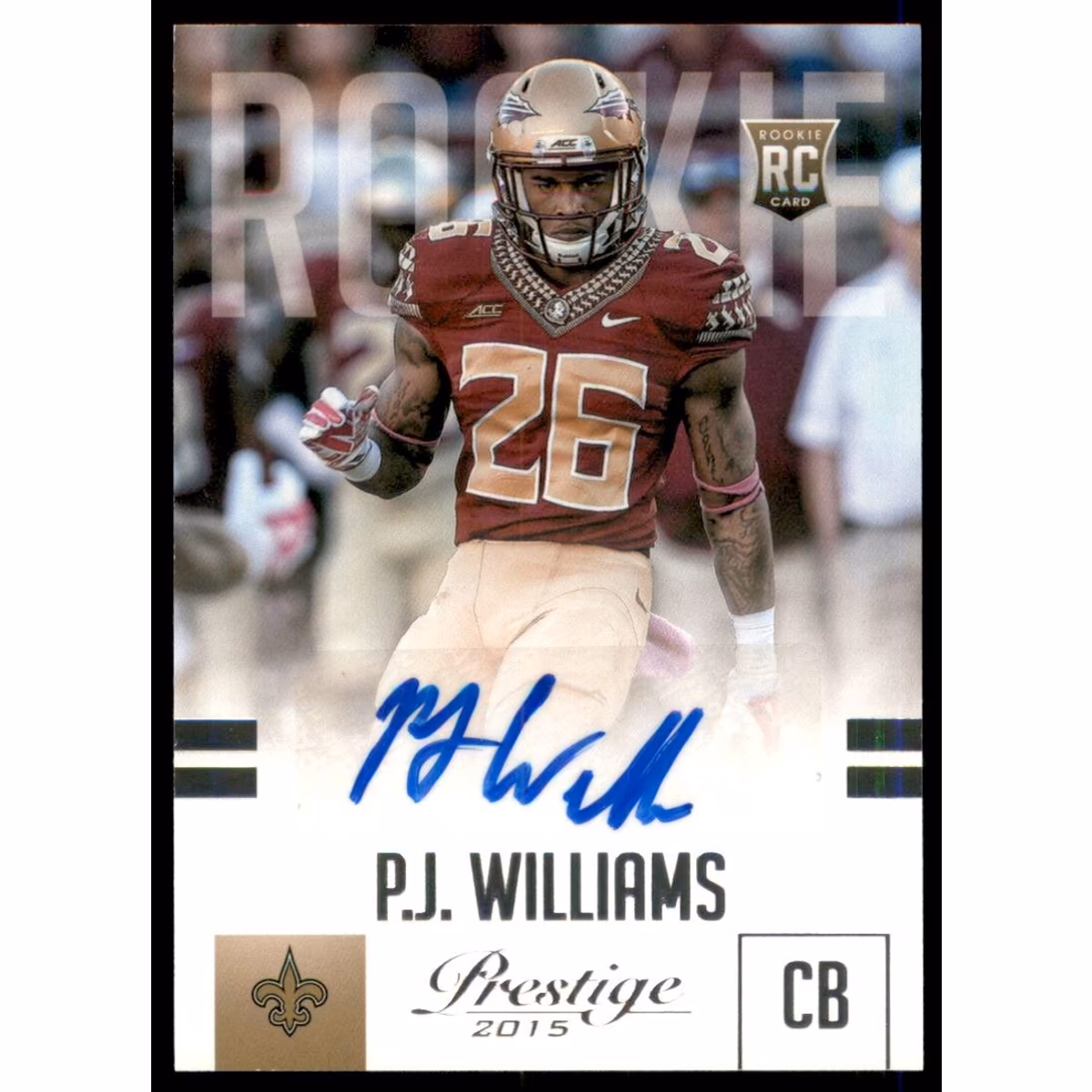 2015 Prestige Rookie Autographs #275 P.J. Williams