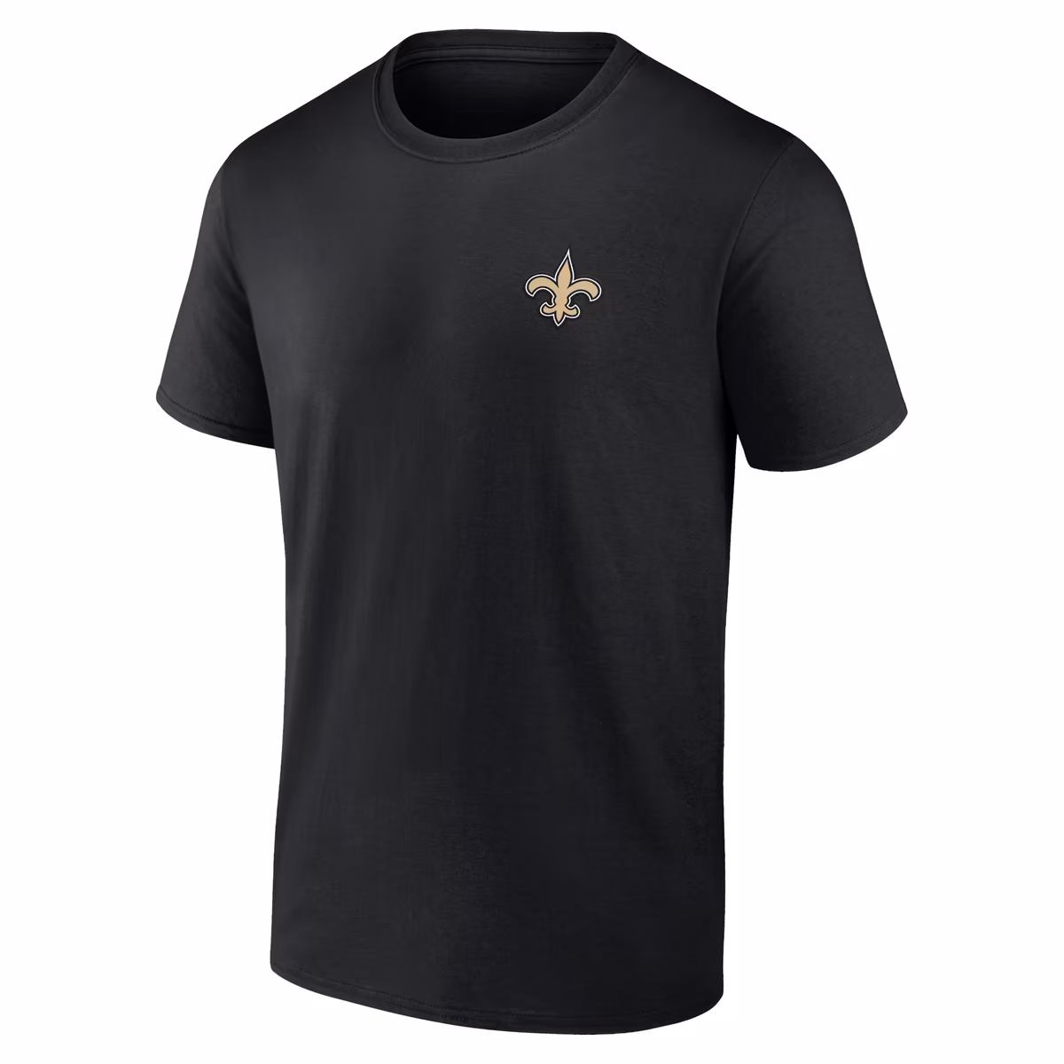 Men's Black New Orleans Saints Number One Dad T-Shirt 3 Men's Black New Orleans Saints Number One Dad T-Shirt