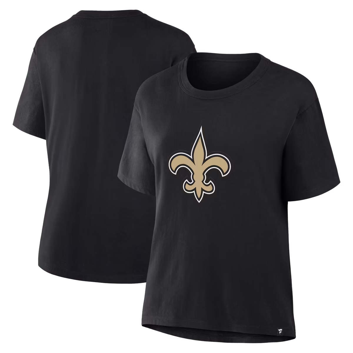 Women's Fanatics Black New Orleans Saints Essential Legacy T-Shirt