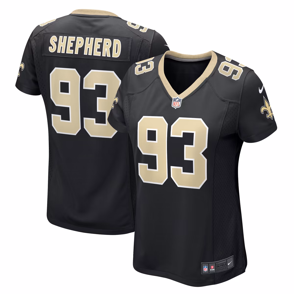 Women's Nike Nathan Shepherd Black New Orleans Saints Game Jersey 8 Women's Nike Nathan Shepherd Black New Orleans Saints Game Jersey