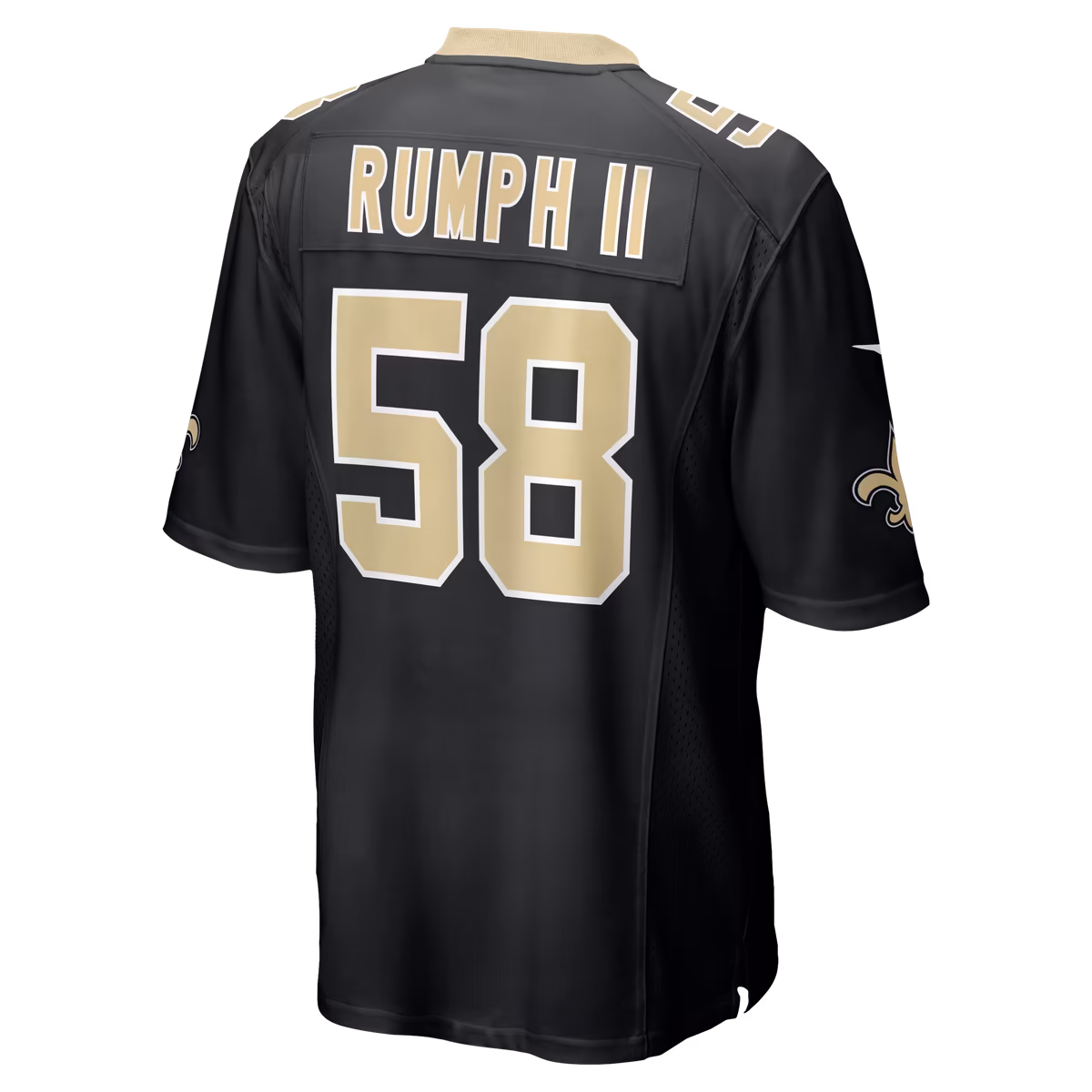 Men's Nike Chris Rumph II Black New Orleans Saints Team Game Jersey 4 Men's Nike Chris Rumph II Black New Orleans Saints Team Game Jersey