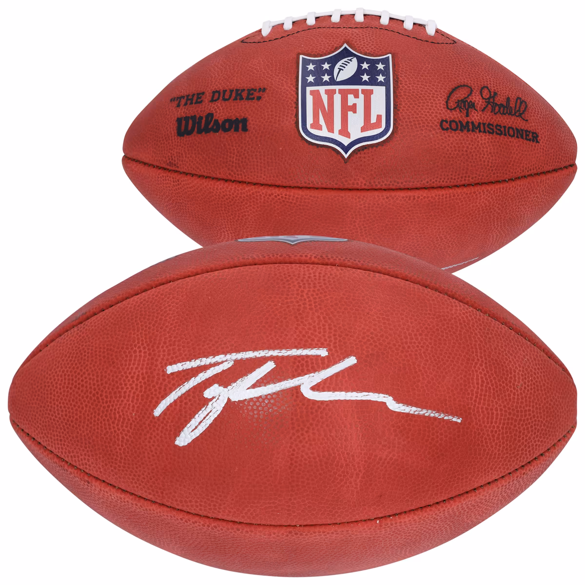 Tyler Shough New Orleans Saints Autographed Wilson Duke Full Color Football