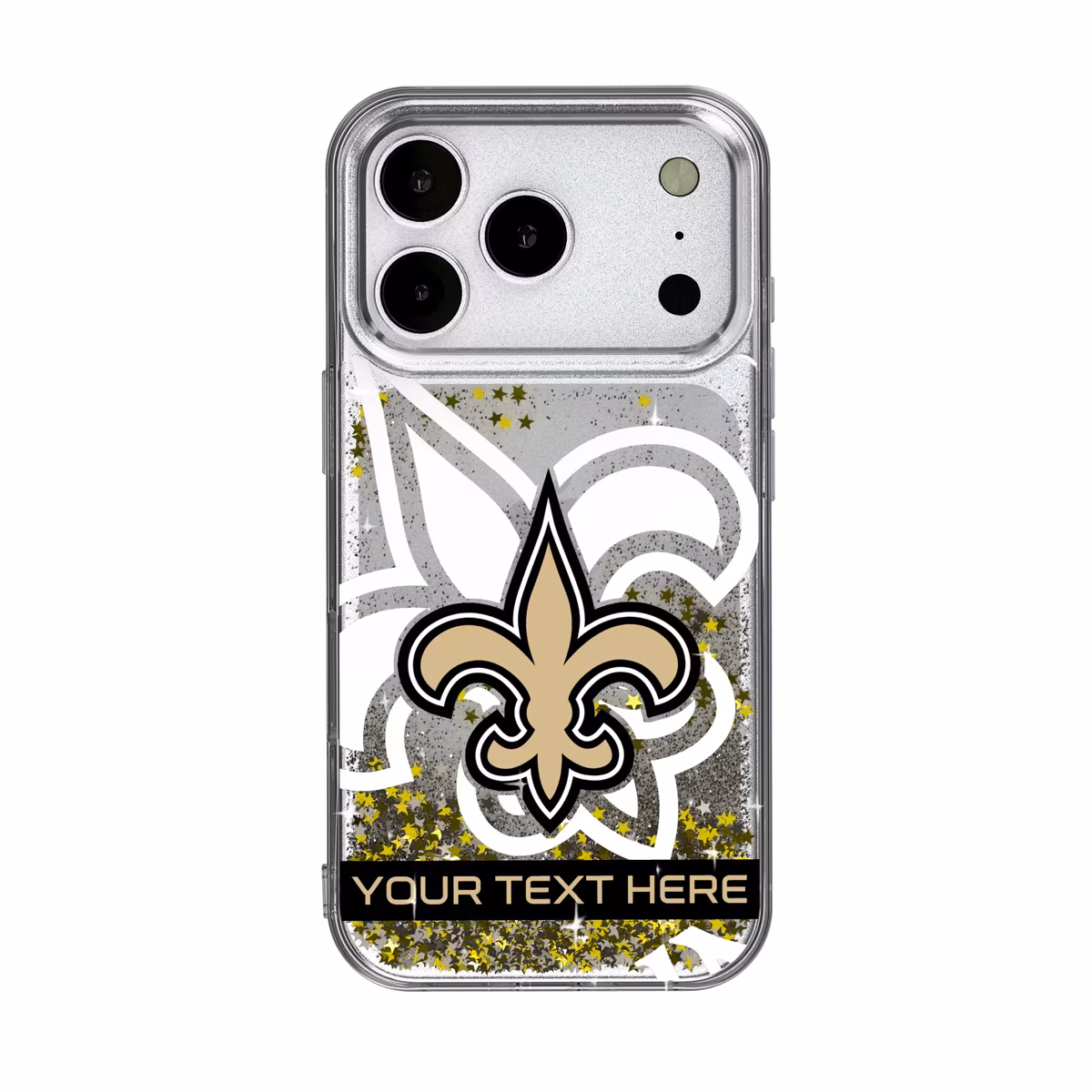 New Orleans Saints Personalized Tilt Design iPhone Glitter Phone Case 10 New Orleans Saints Personalized Tilt Design iPhone Glitter Phone Case