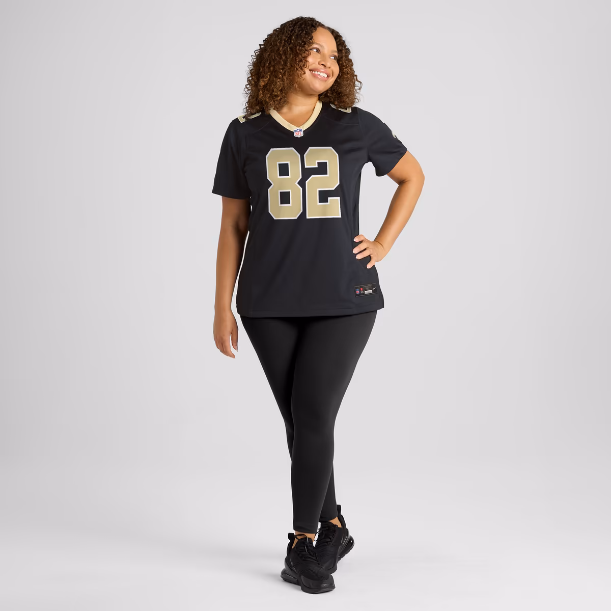 Women's Nike Bob Pollard Black New Orleans Saints Game Retired Player Jersey 7 Women's Nike Bob Pollard Black New Orleans Saints Game Retired Player Jersey