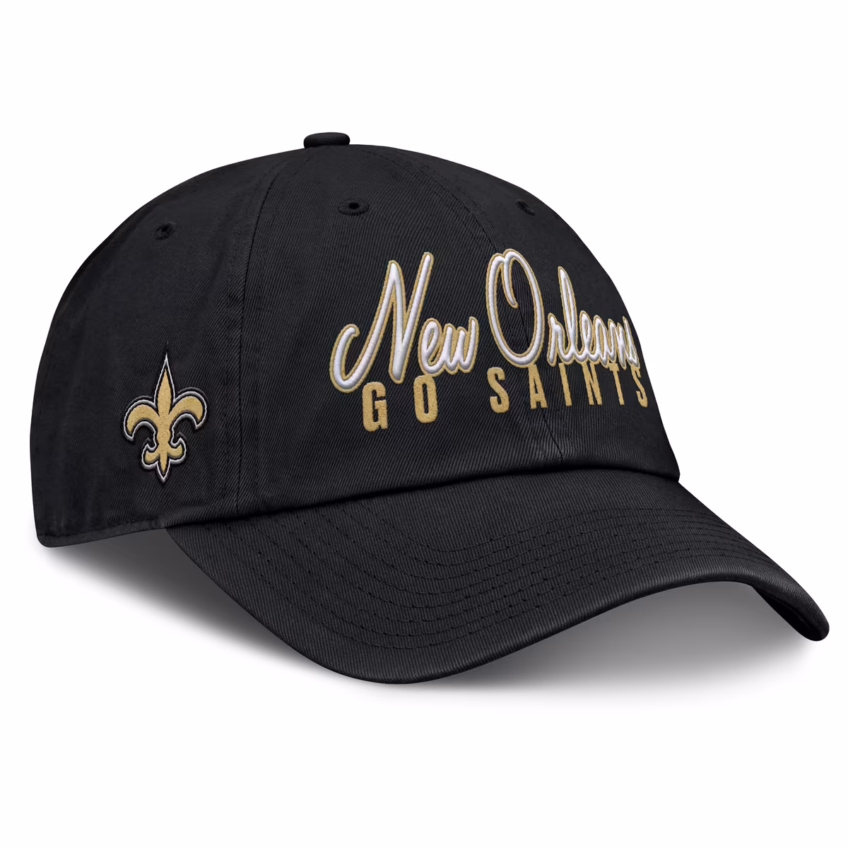 Women's Fanatics  Black New Orleans Saints Moxie Adjustable Hat