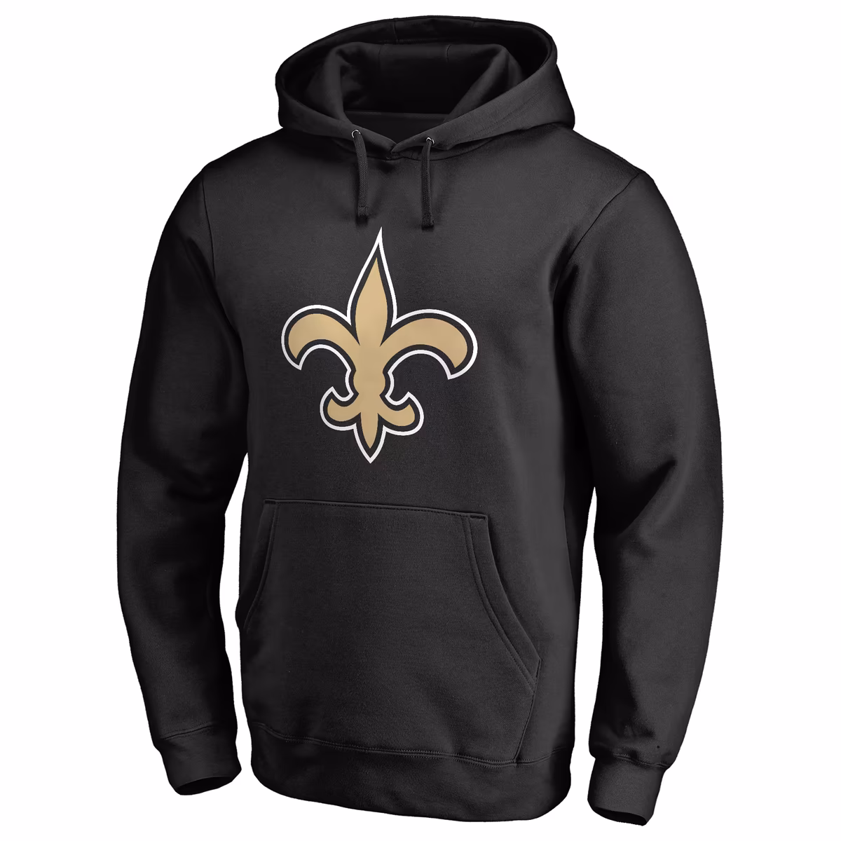 Men's Black New Orleans Saints Primary Logo Pullover Hoodie 3 Men's Black New Orleans Saints Primary Logo Pullover Hoodie