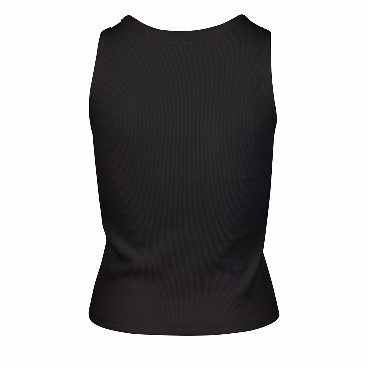 Women's '47 Black New Orleans Saints Cropped Straight Cut Ribbed Baby Tank Top 4 Women's '47 Black New Orleans Saints Cropped Straight Cut Ribbed Baby Tank Top