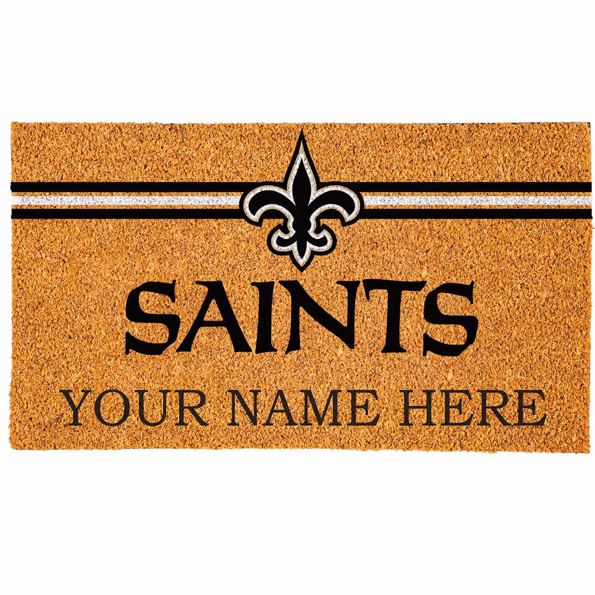 New Orleans Saints 18" x 30" Personalized Coir Doormat 19 New Orleans Saints 18" x 30" Personalized Coir Doormat