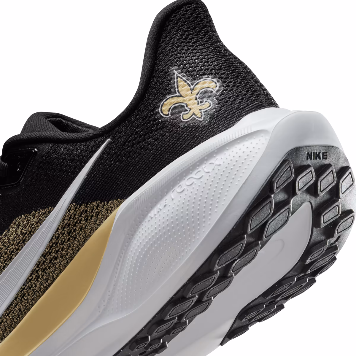 Unisex Nike Black New Orleans Saints Air Zoom Pegasus 41 Sneakers 9 Unisex Nike Black New Orleans Saints Air Zoom Pegasus 41 Sneakers
