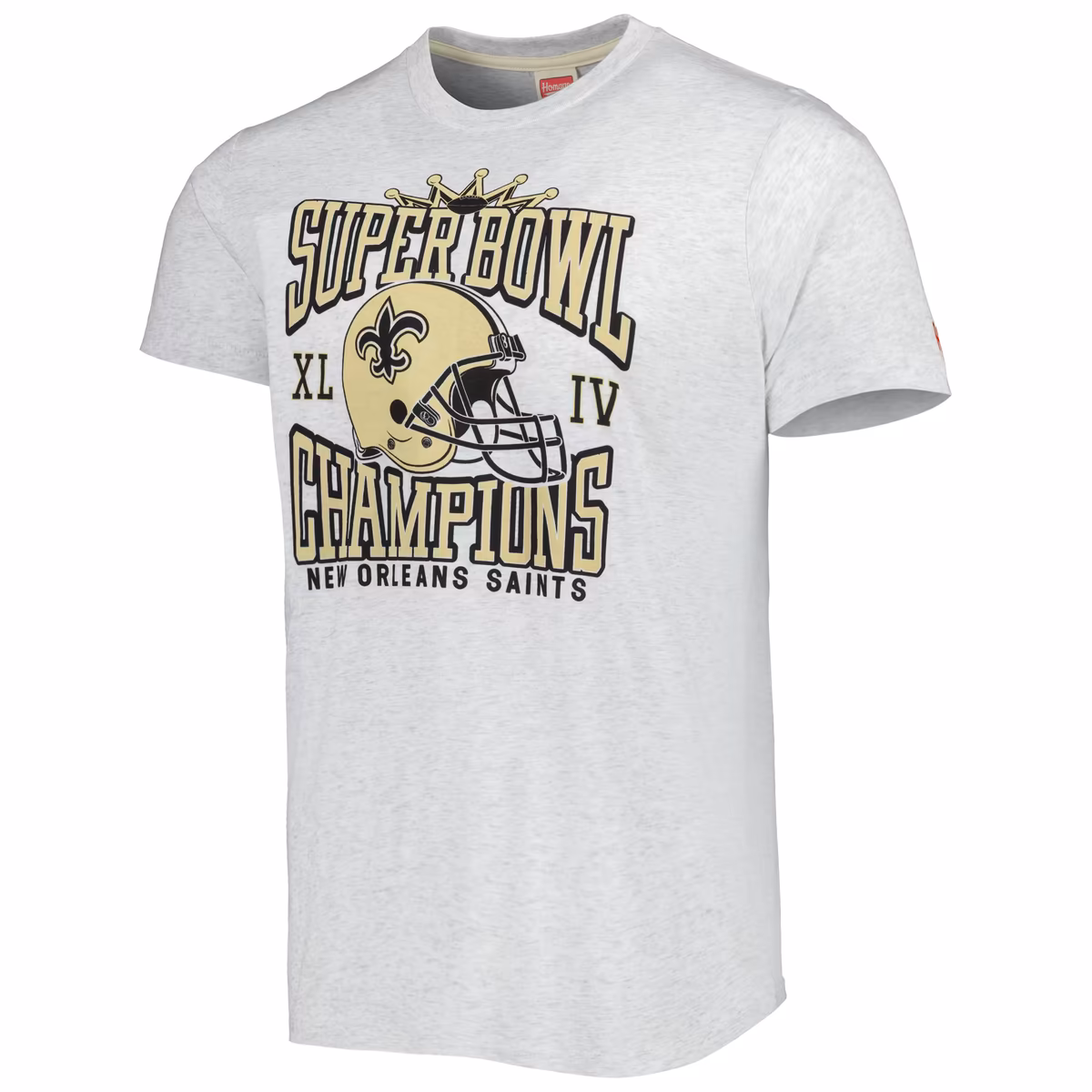 Men's Homage Ash New Orleans Saints Champs Hyper Local Tri-Blend T-Shirt 3 Men's Homage Ash New Orleans Saints Champs Hyper Local Tri-Blend T-Shirt