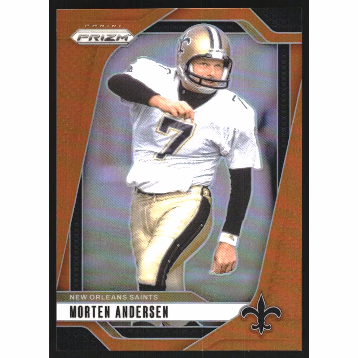 2024 Panini Prizm Prizms Orange #211 Morten Andersen 8 2024 Panini Prizm Prizms Orange #211 Morten Andersen