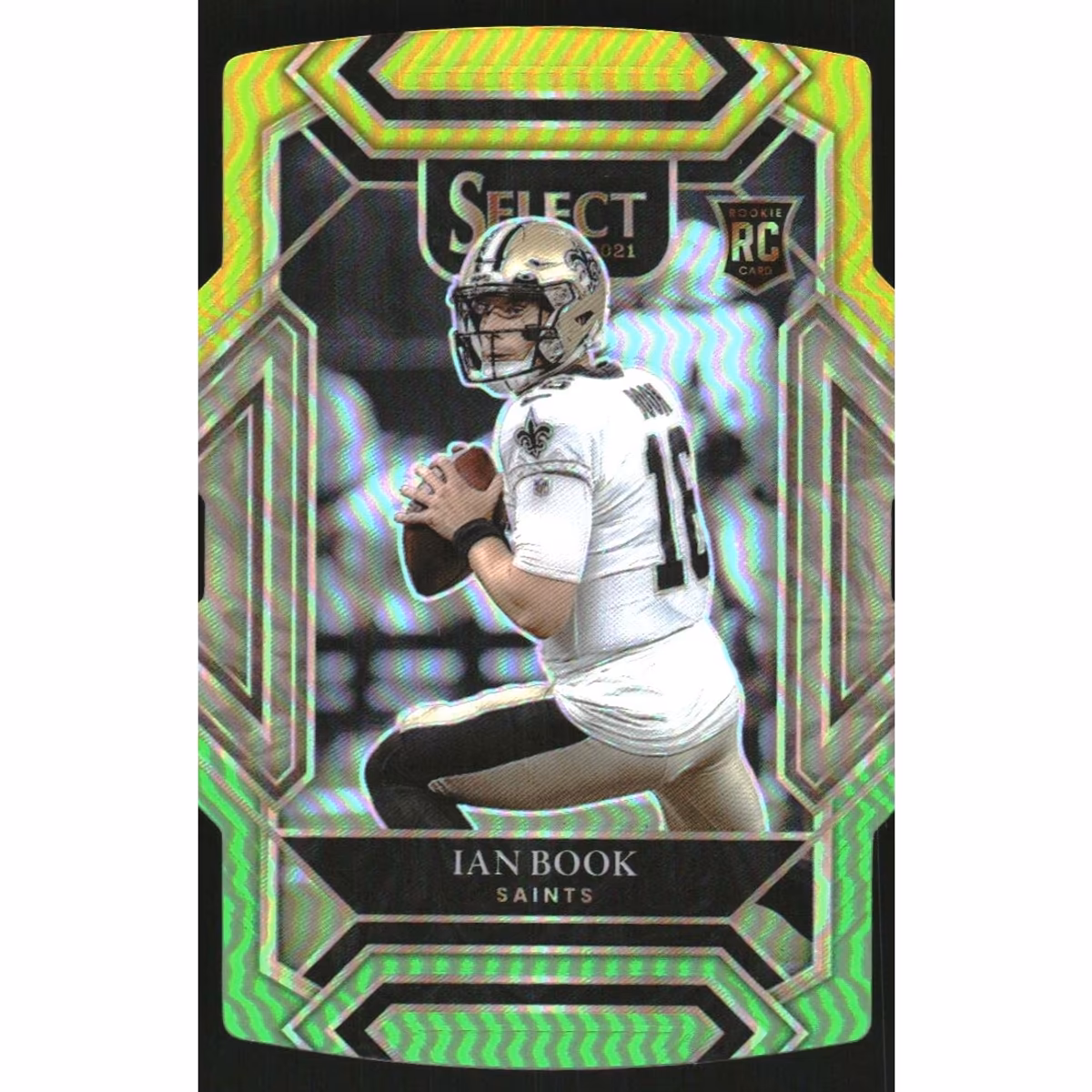 2021 Select Prizm Green and Yellow Die Cut #279 Ian Book 8 2021 Select Prizm Green and Yellow Die Cut #279 Ian Book