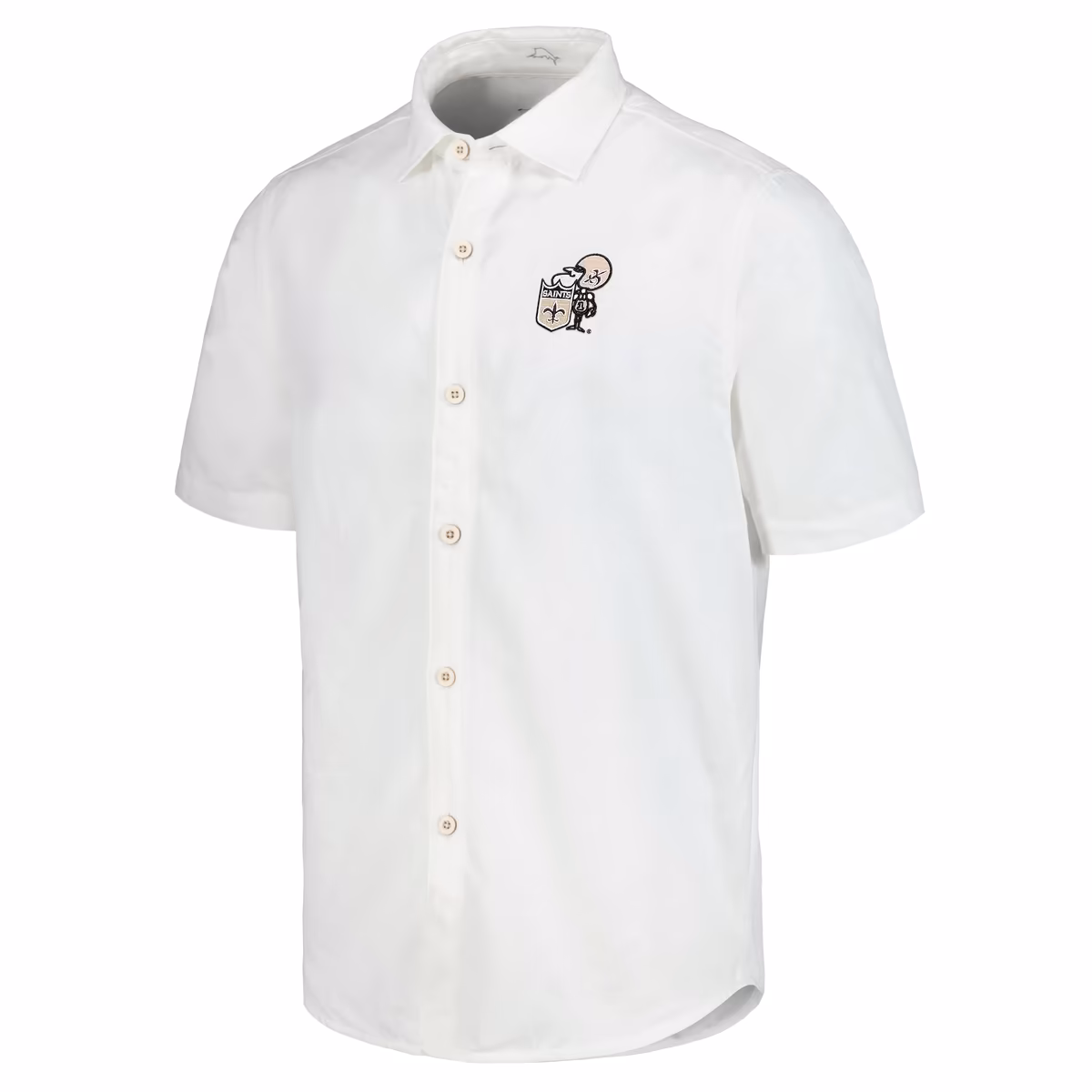 Men's Tommy Bahama White New Orleans Saints Sport Coconut Point Palm Vista IslandZone Button-Up Camp Shirt 3 Men's Tommy Bahama White New Orleans Saints Sport Coconut Point Palm Vista IslandZone Button-Up Camp Shirt