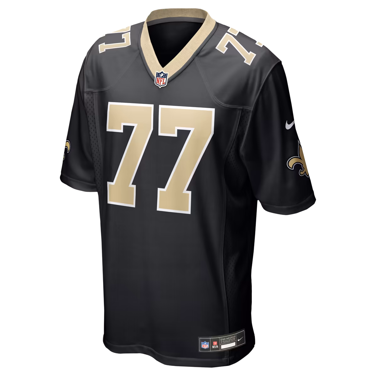 Men's Nike Dillon Radunz Black New Orleans Saints Team Game Jersey 3 Men's Nike Dillon Radunz Black New Orleans Saints Team Game Jersey