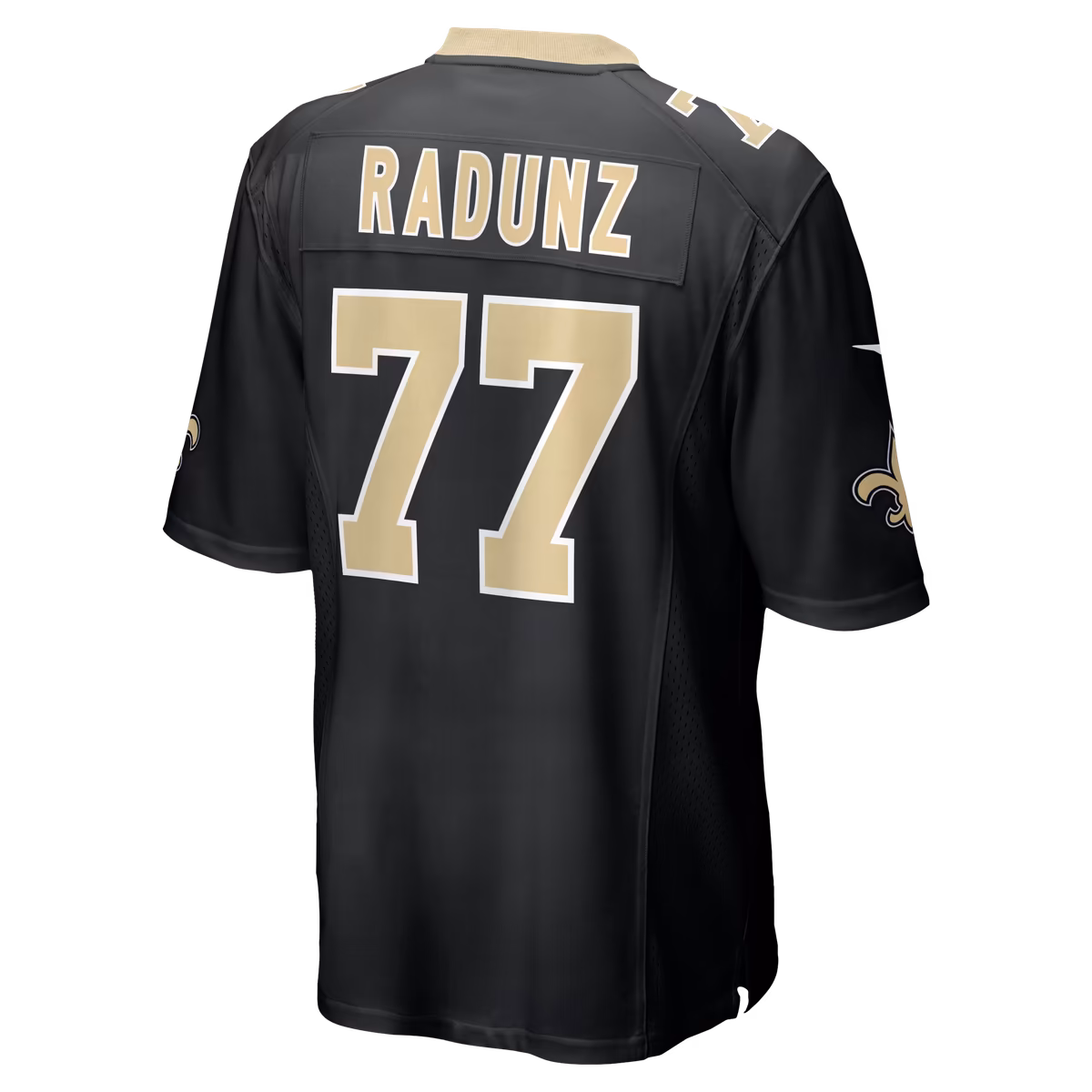 Men's Nike Dillon Radunz Black New Orleans Saints Team Game Jersey 4 Men's Nike Dillon Radunz Black New Orleans Saints Team Game Jersey