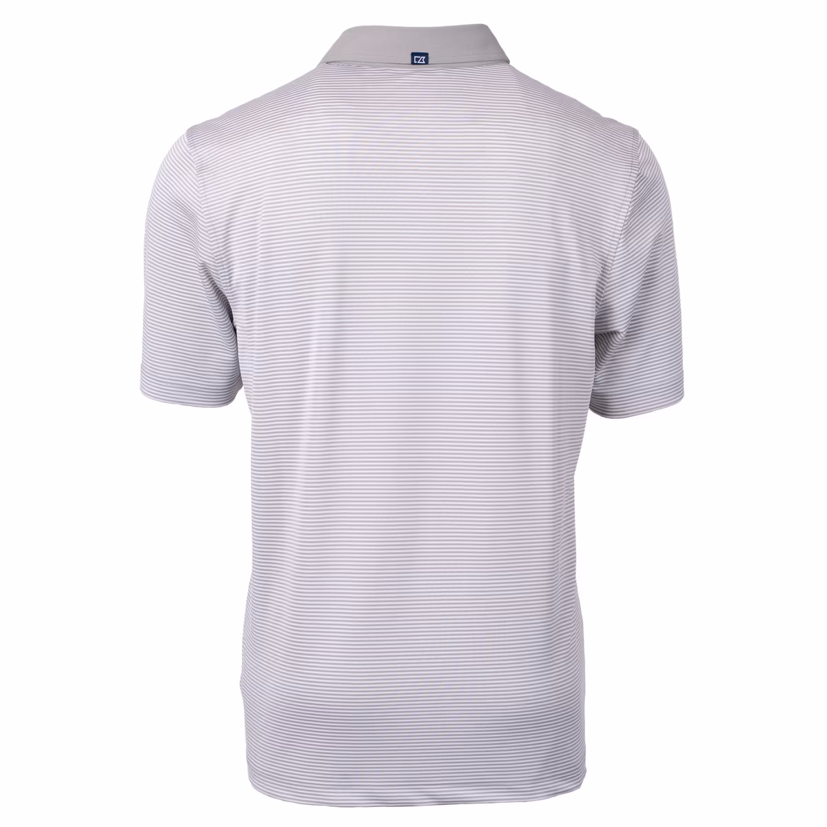 Men's Cutter & Buck Gray/White New Orleans Saints Virtue Eco Pique Micro Stripe Recycled Polo 4 Men's Cutter & Buck Gray/White New Orleans Saints Virtue Eco Pique Micro Stripe Recycled Polo