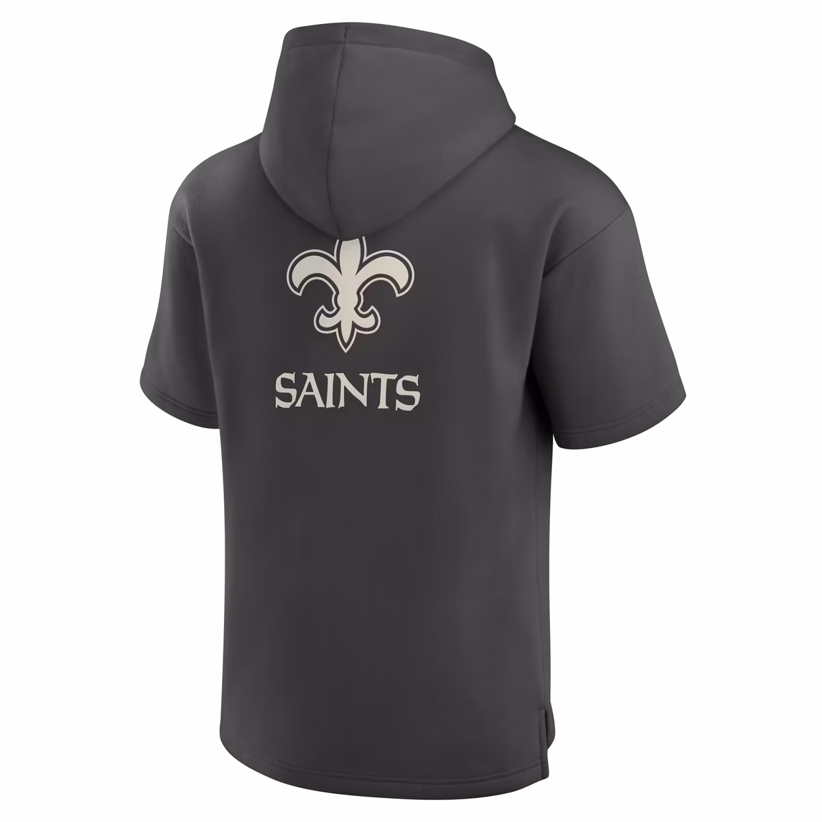Men's Fanatics Charcoal New Orleans Saints Elements Future Ground Lettering Short Sleeve Pullover Hoodie 4 Men's Fanatics Charcoal New Orleans Saints Elements Future Ground Lettering Short Sleeve Pullover Hoodie