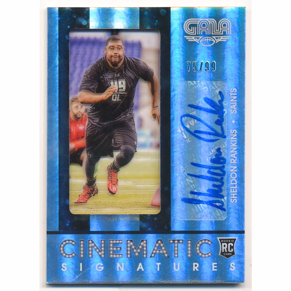 2016 Panini Gala Cinematic Rookie Signatures #42 Sheldon Rankins 14 2016 Panini Gala Cinematic Rookie Signatures #42 Sheldon Rankins