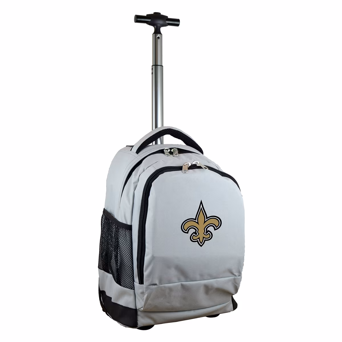 MOJO Gray New Orleans Saints 19'' Premium Wheeled Backpack 2 MOJO Gray New Orleans Saints 19'' Premium Wheeled Backpack