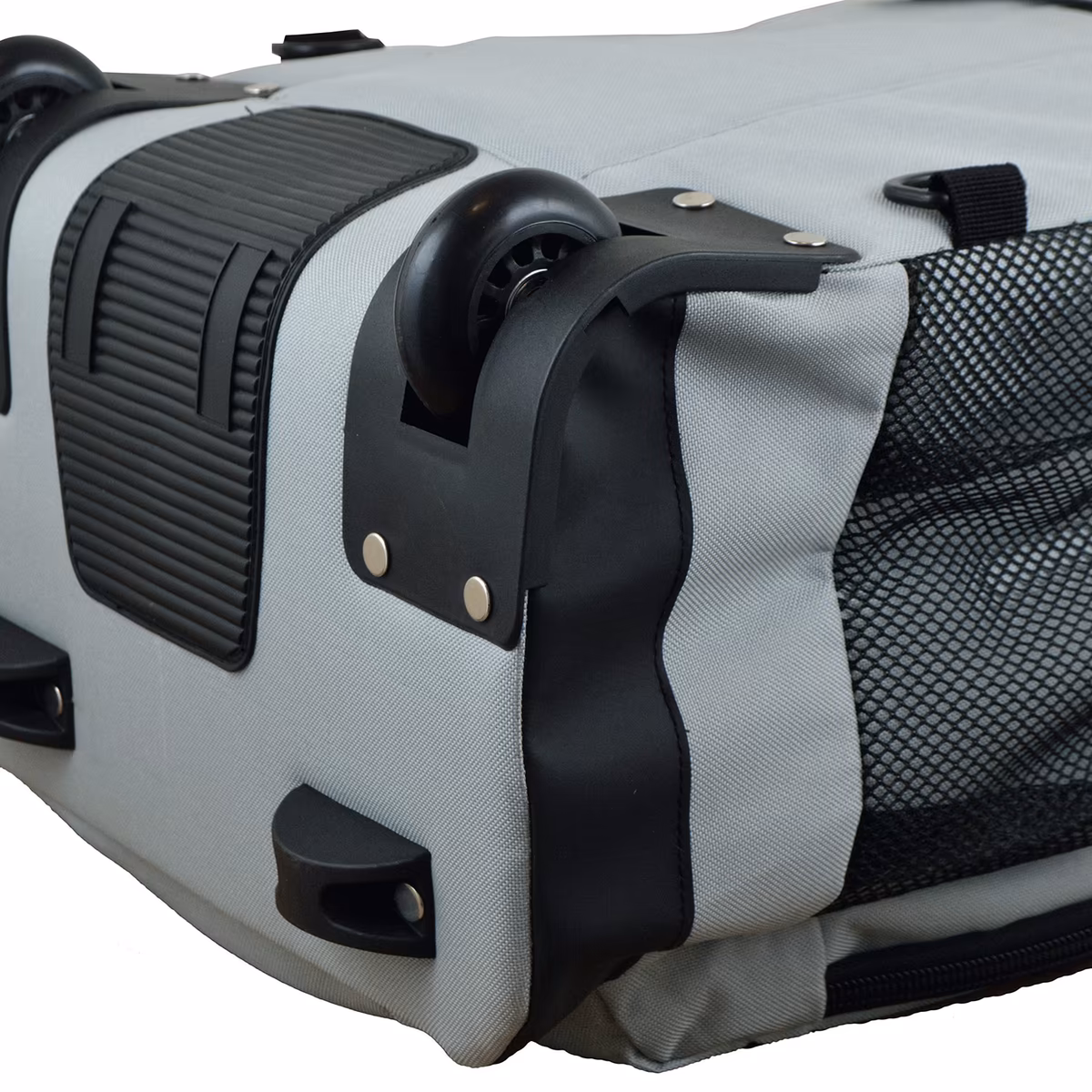 MOJO Gray New Orleans Saints 19'' Premium Wheeled Backpack 5 MOJO Gray New Orleans Saints 19'' Premium Wheeled Backpack