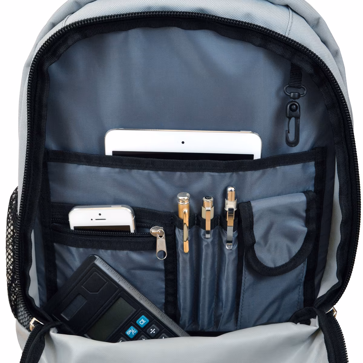 MOJO Gray New Orleans Saints 19'' Premium Wheeled Backpack 6 MOJO Gray New Orleans Saints 19'' Premium Wheeled Backpack