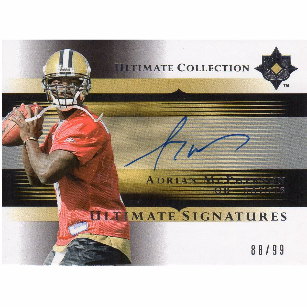 2005 Ultimate Collection Ultimate Signatures #USAM Adrian McPherson/99 6 2005 Ultimate Collection Ultimate Signatures #USAM Adrian McPherson/99