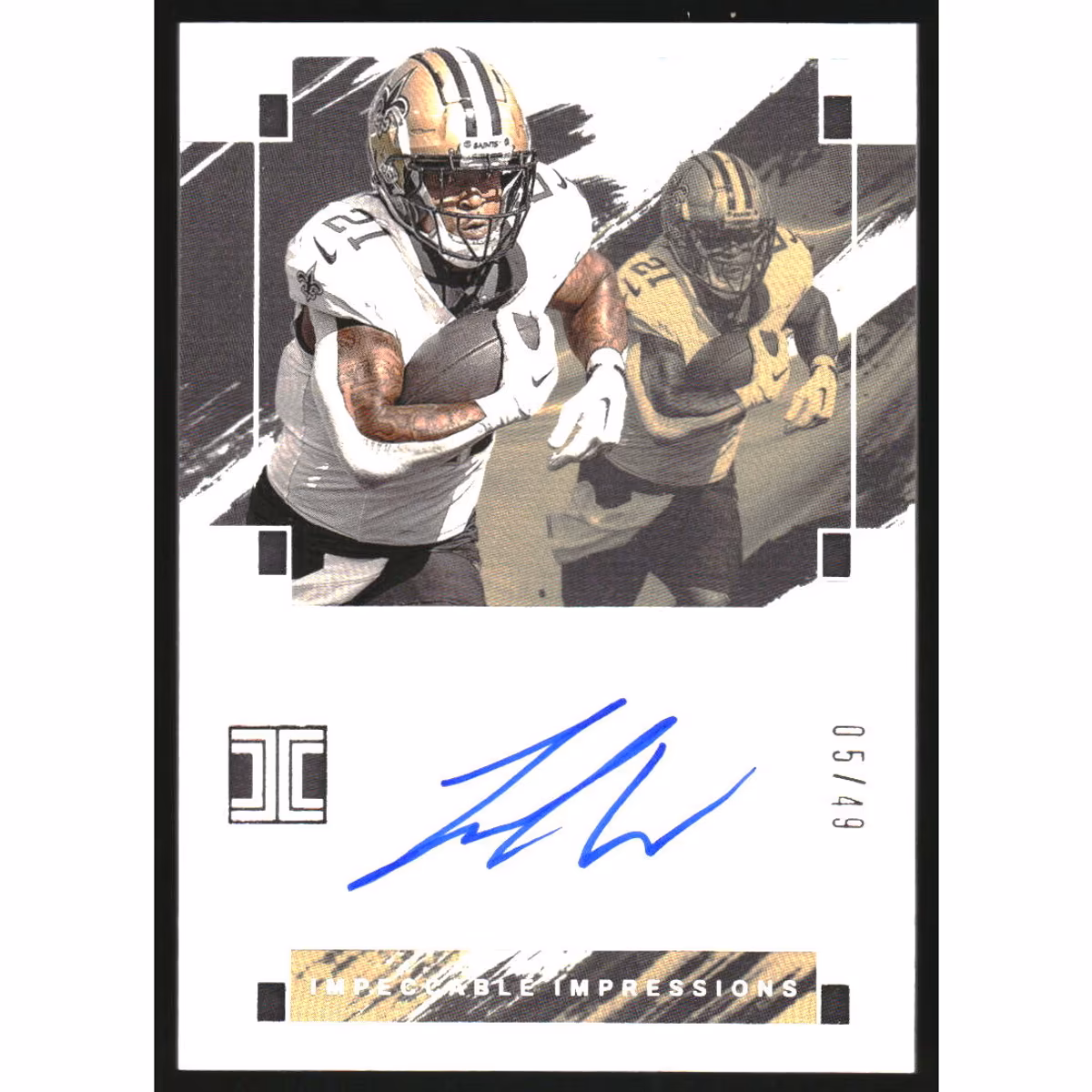 2024 Panini Impeccable Impeccable Impressions #15 Jamaal Williams 8 2024 Panini Impeccable Impeccable Impressions #15 Jamaal Williams