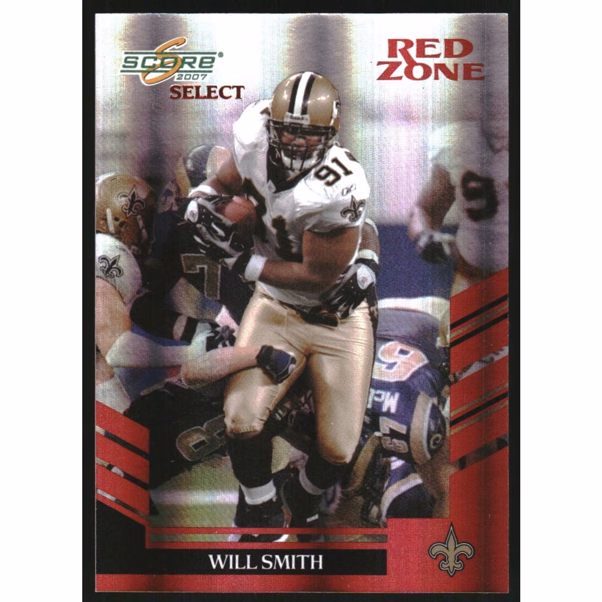 2007 Select Red Zone #92 Will Smith 9 2007 Select Red Zone #92 Will Smith