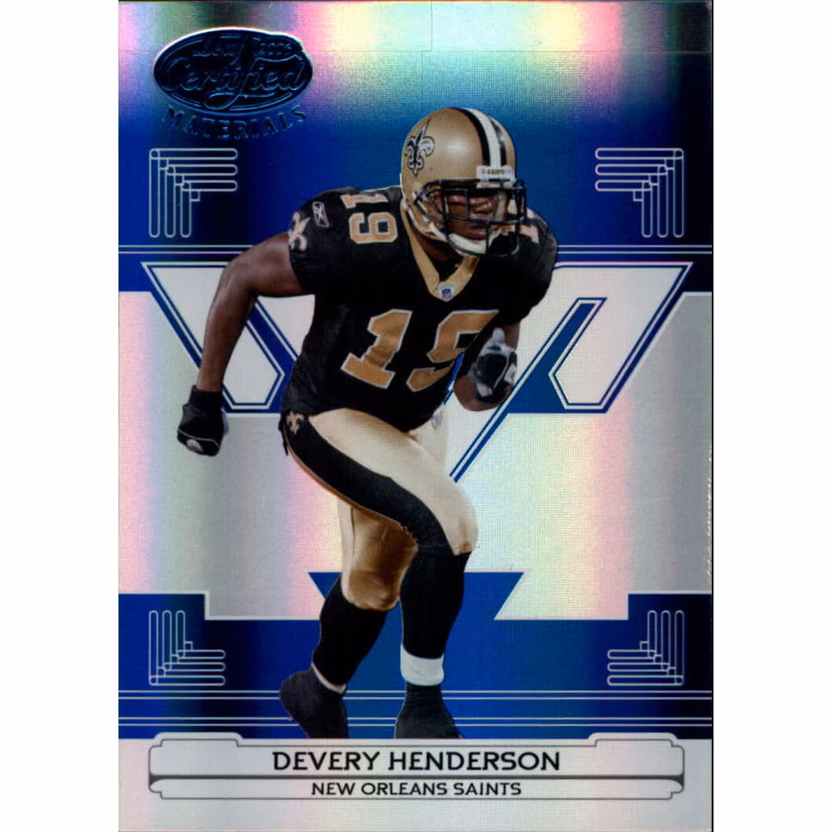 2006 Leaf Certified Materials Mirror Blue #94 Devery Henderson 12 2006 Leaf Certified Materials Mirror Blue #94 Devery Henderson