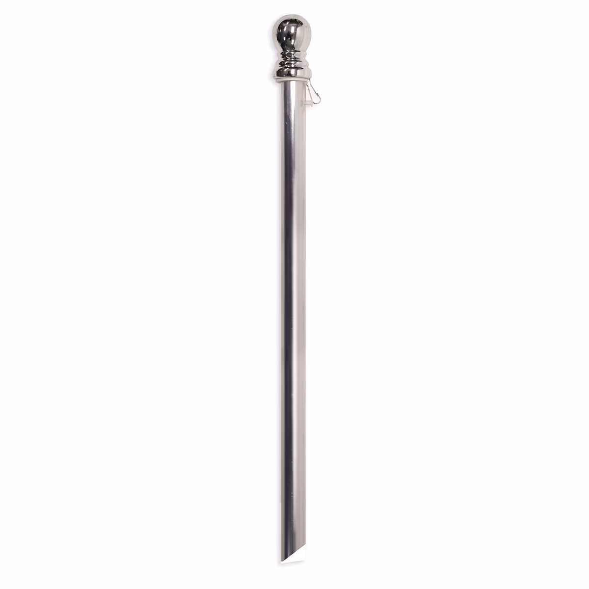 Chrome Finish Flag Pole
