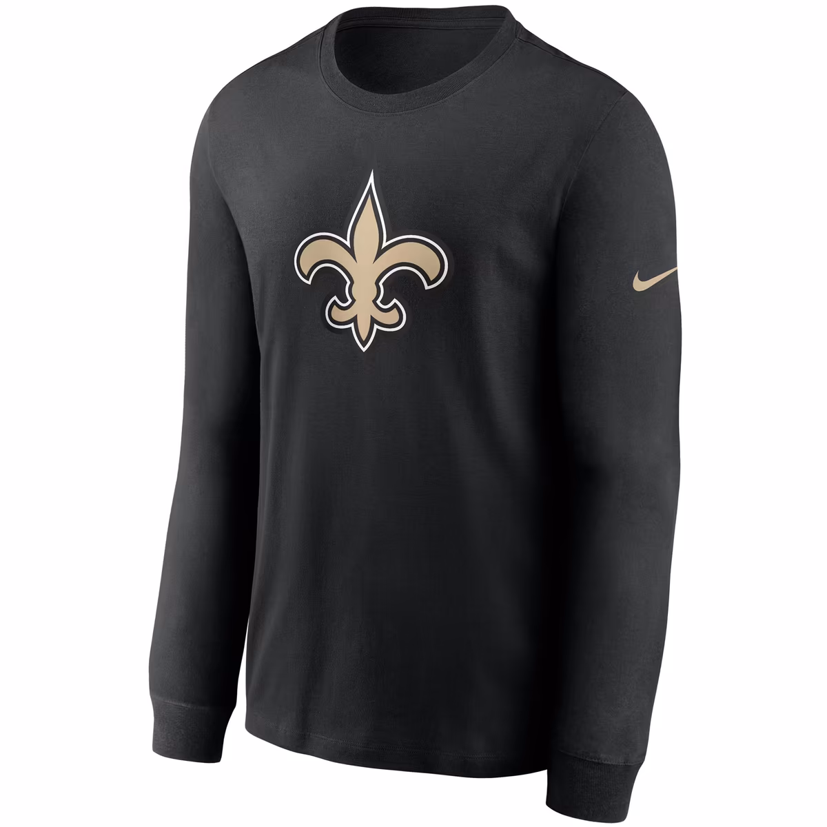 Men's Nike Black New Orleans Saints Primary Logo Long Sleeve T-Shirt 3 Men's Nike Black New Orleans Saints Primary Logo Long Sleeve T-Shirt