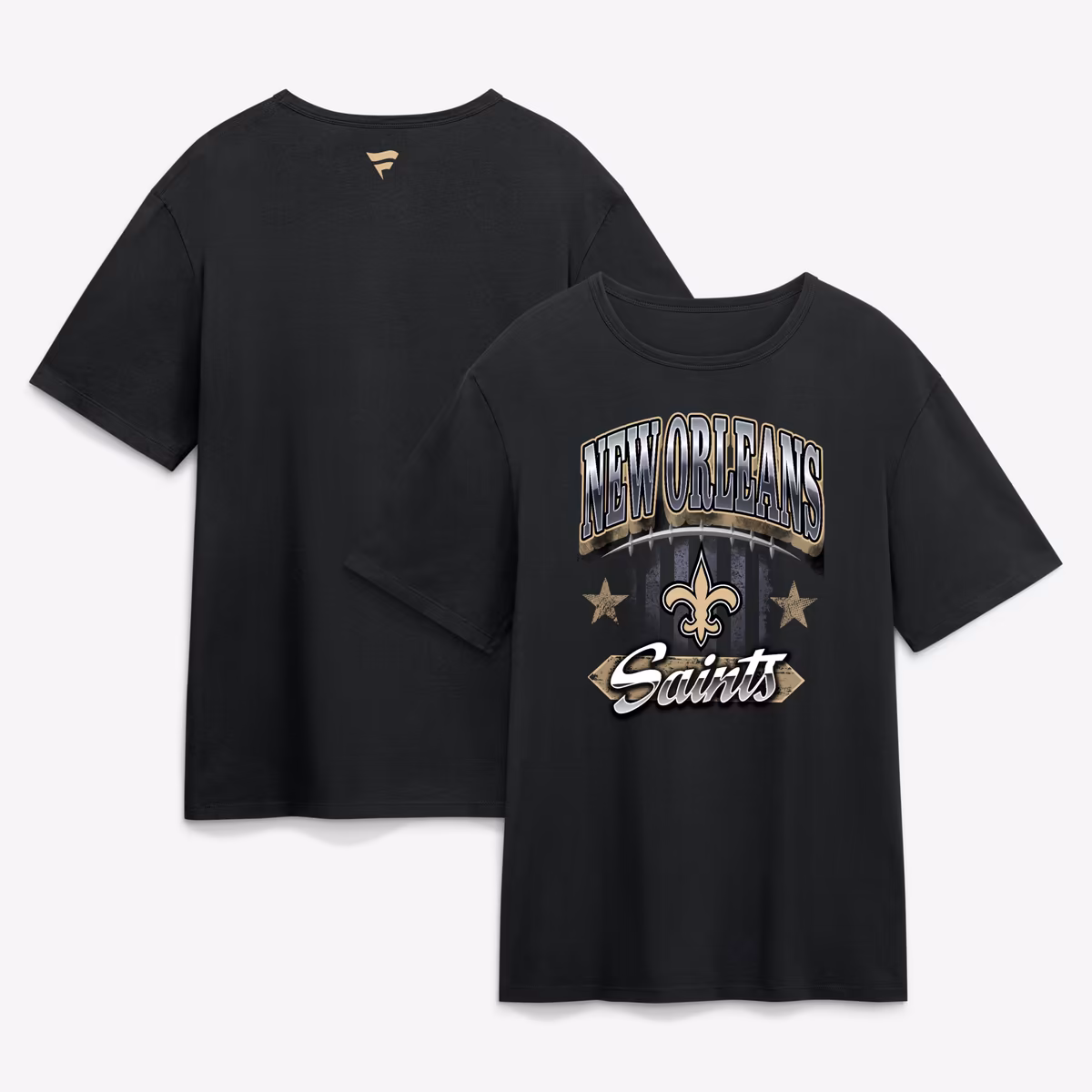 Men's Black New Orleans Saints Americana T-Shirt 3 Men's Black New Orleans Saints Americana T-Shirt