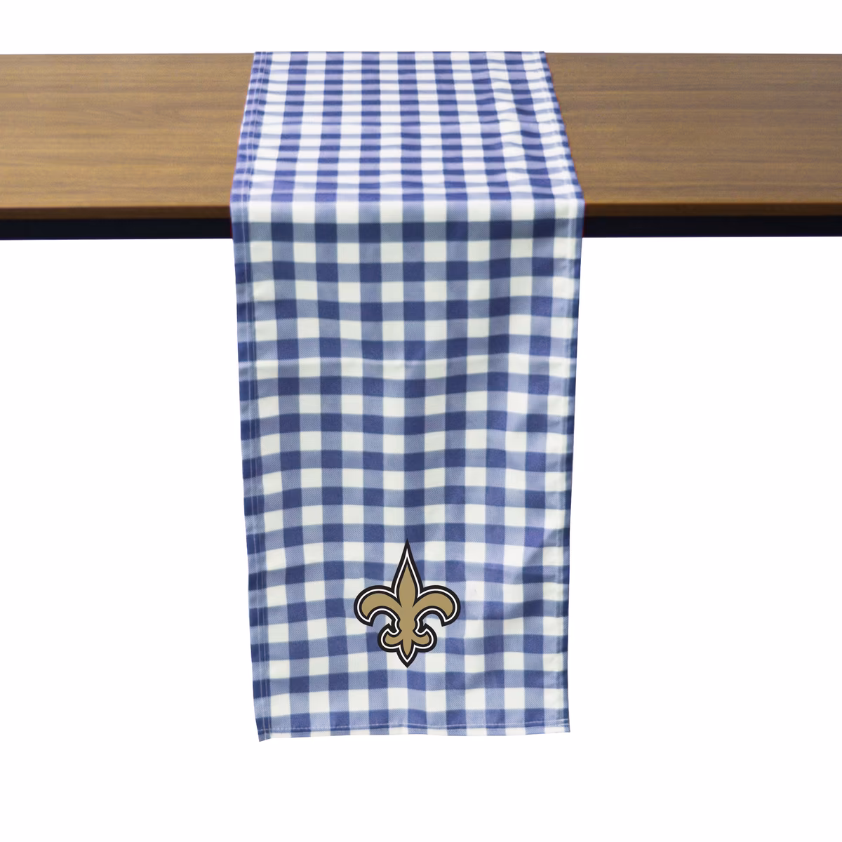 New Orleans Saints Buffalo Check Table Runner 1 New Orleans Saints Buffalo Check Table Runner