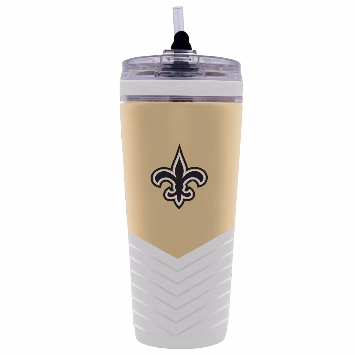 WinCraft New Orleans Saints 26oz 4D Flex Ice Shaker Bottle 6 WinCraft New Orleans Saints 26oz 4D Flex Ice Shaker Bottle