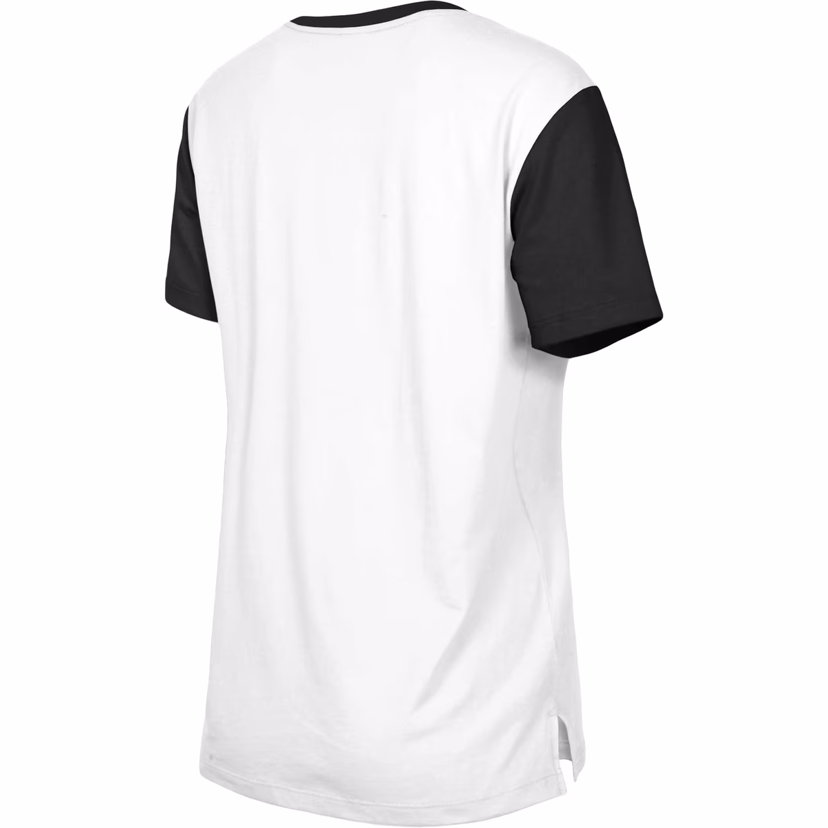 Women's New Era White/Black New Orleans Saints Third Down Colorblock T-Shirt 4 Women's New Era White/Black New Orleans Saints Third Down Colorblock T-Shirt
