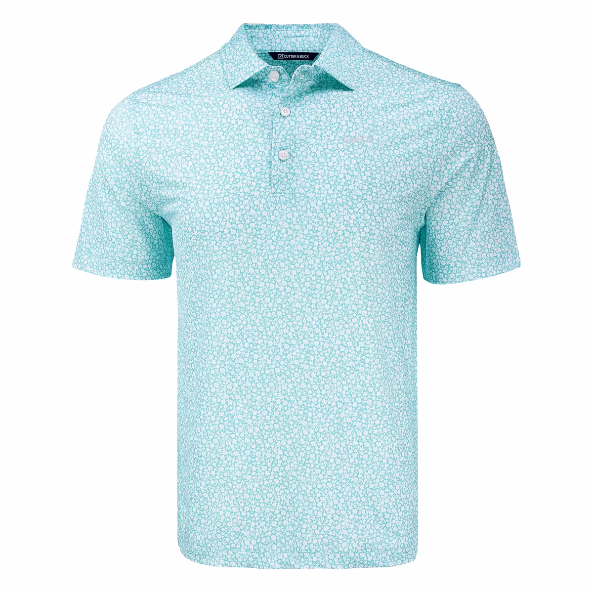 Men's Cutter & Buck Green New Orleans Saints Pike Eco Flora Print Recycled Polo 3 Men's Cutter & Buck Green New Orleans Saints Pike Eco Flora Print Recycled Polo