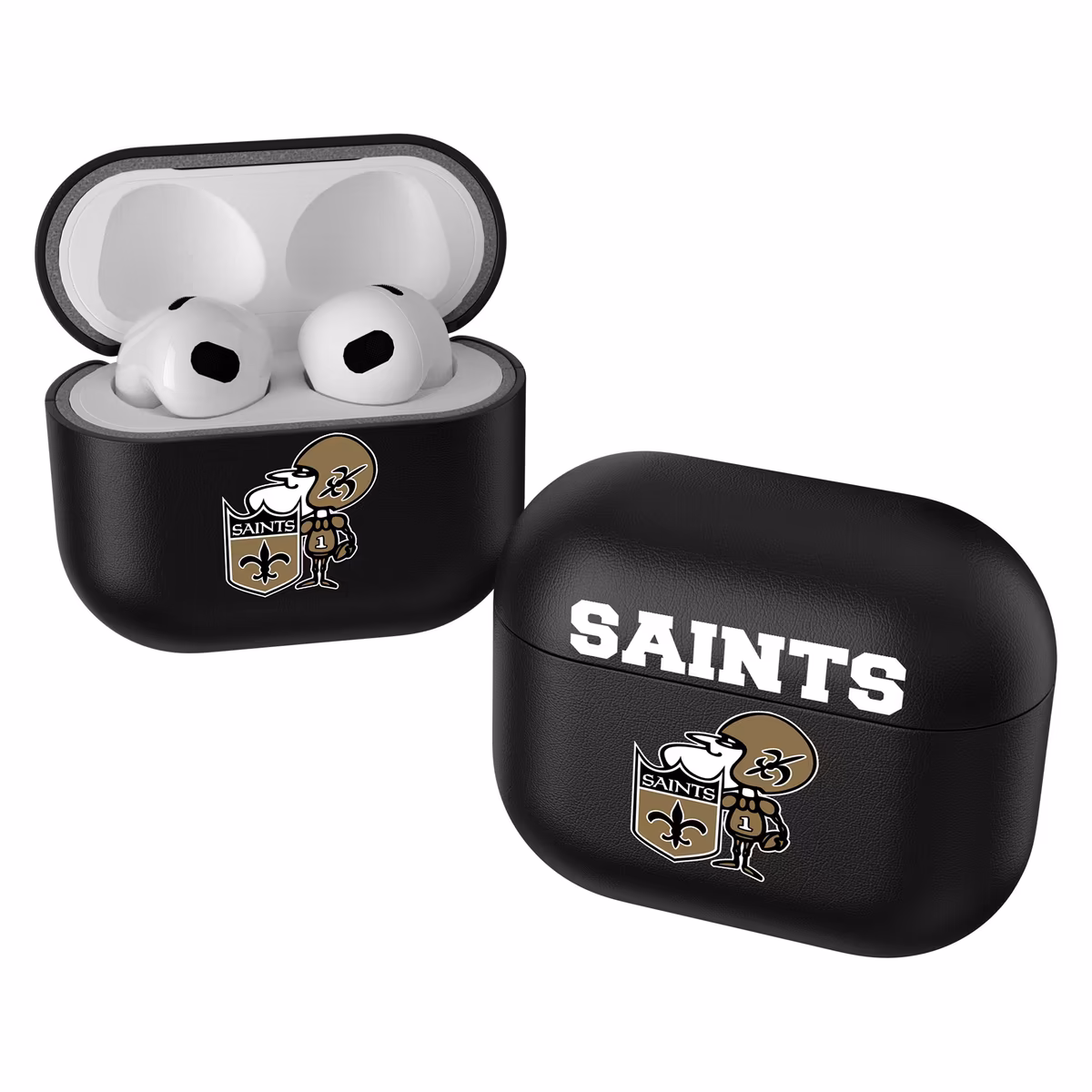 Keyscaper Black New Orleans Saints Insignia AirPods 3rd Gen Case Cover 14 Keyscaper Black New Orleans Saints Insignia AirPods 3rd Gen Case Cover