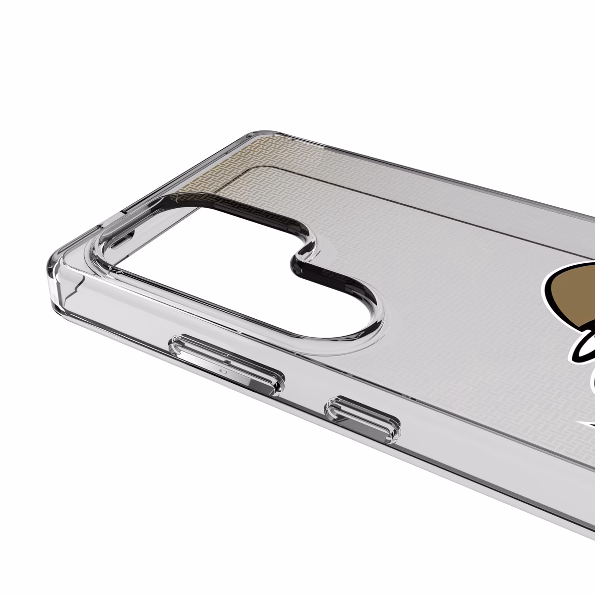 New Orleans Saints Linen Logo Galaxy Clear Case 4 New Orleans Saints Linen Logo Galaxy Clear Case
