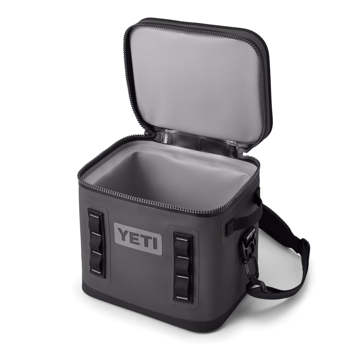 YETI Charcoal New Orleans Saints Hopper Flip 12L Soft Cooler 3 YETI Charcoal New Orleans Saints Hopper Flip 12L Soft Cooler