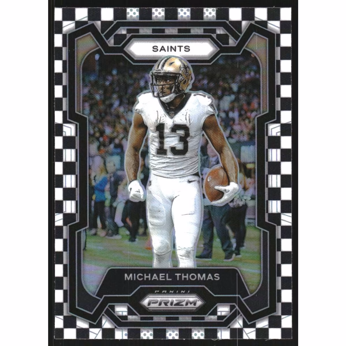 2023 Panini Prizm Prizms Black and White Checker #216 Michael Thomas 14 2023 Panini Prizm Prizms Black and White Checker #216 Michael Thomas
