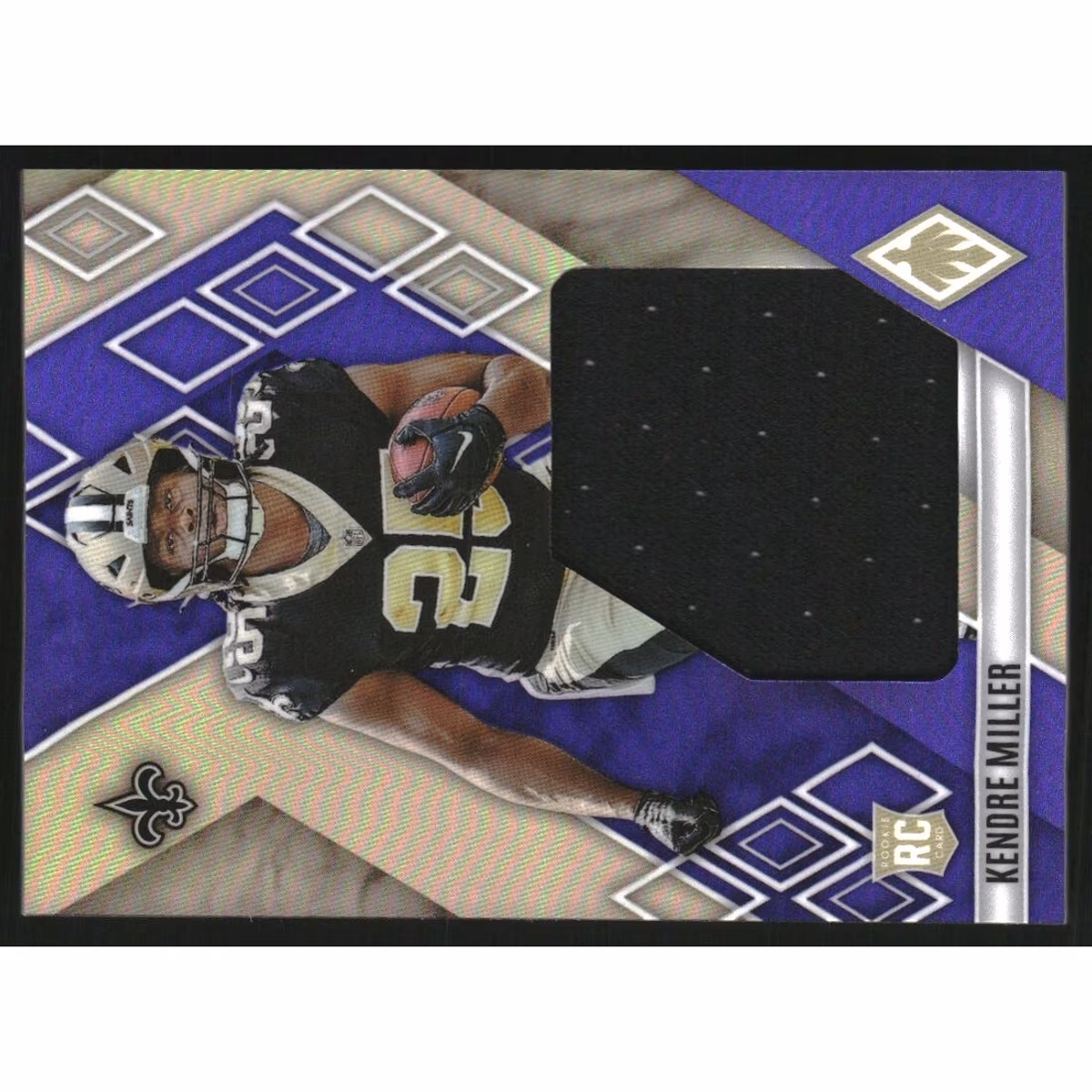 2023 Panini Phoenix Rookie Jumbo Memorabilia Purple #22 Kendre Miller