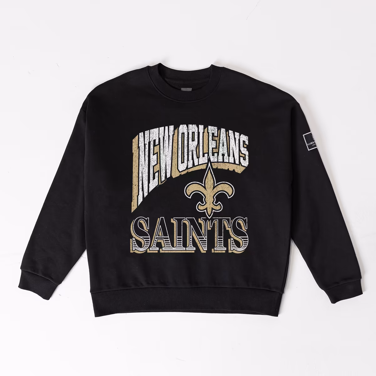 Women's Gameday Couture Black New Orleans Saints Victory Prime Black Label Premium Drop Shoulder Sweatshirt 6 Women's Gameday Couture Black New Orleans Saints Victory Prime Black Label Premium Drop Shoulder Sweatshirt