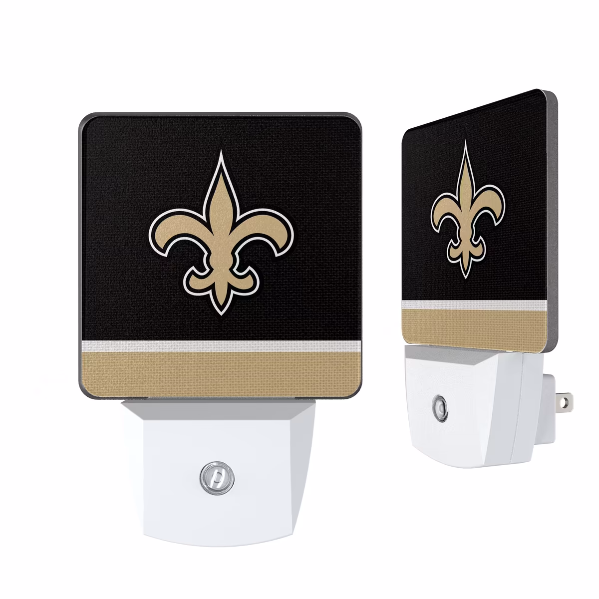 New Orleans Saints Stripe Design Nightlight 2-Pack
