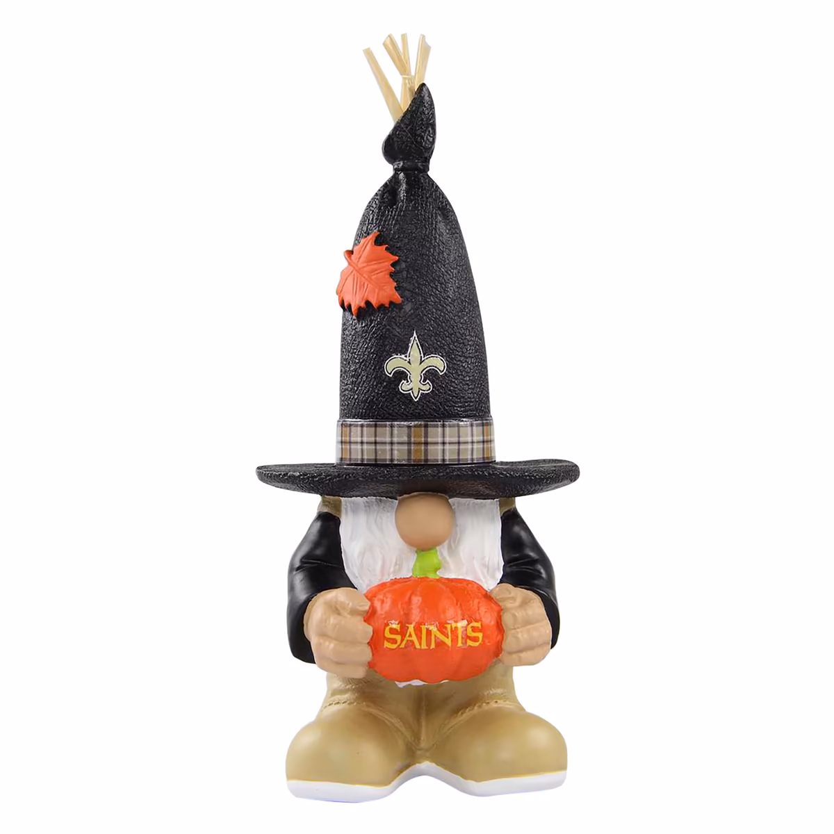 FOCO New Orleans Saints Harvest Straw Gnome 7 FOCO New Orleans Saints Harvest Straw Gnome