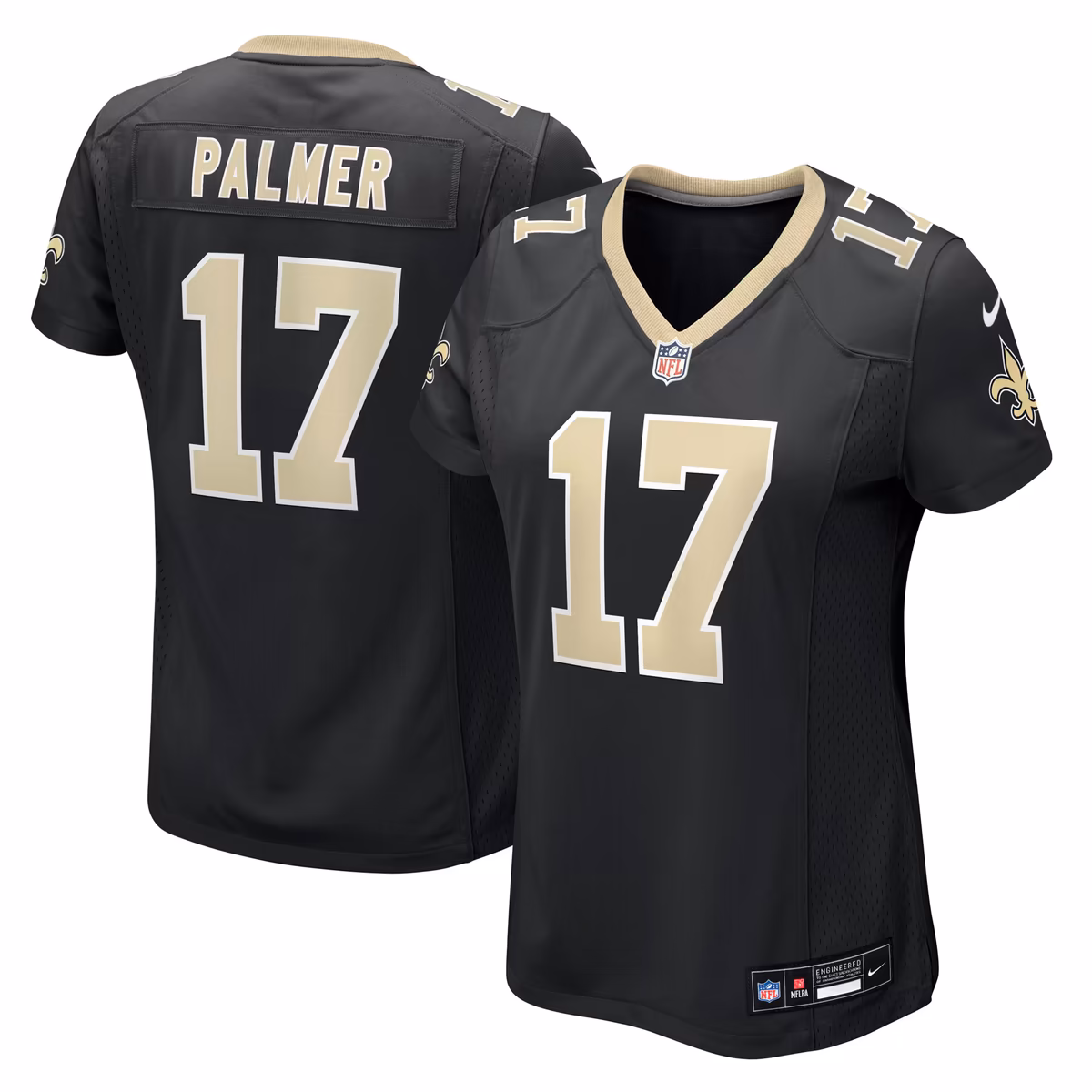 Women's Nike Trey Palmer  Black New Orleans Saints Team Game Jersey